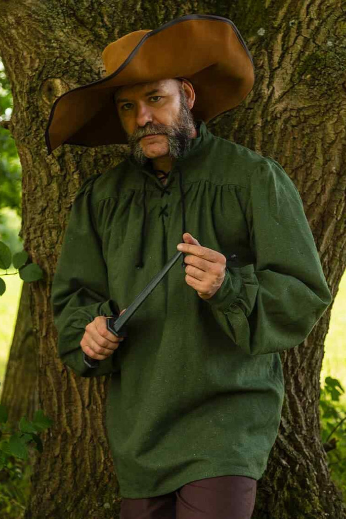 Medieval shirt Ansgar, green