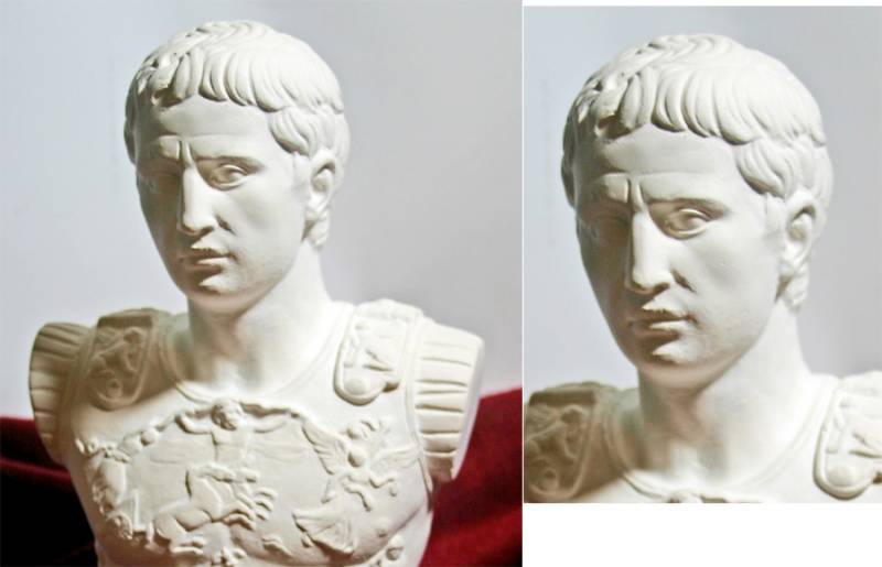 Bust emperor Augustus Prima Porta
