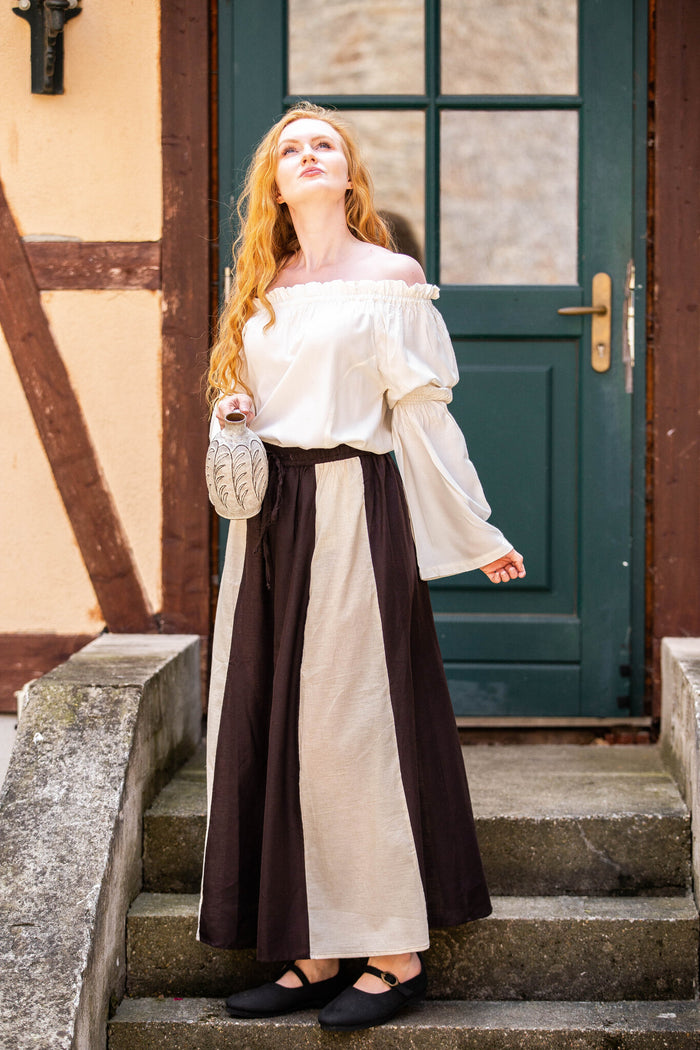 Baroque blouse, cream