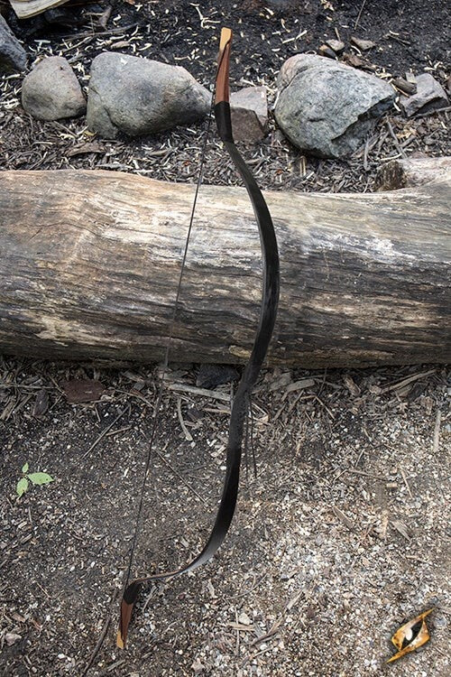 LARP recurve equestrian bow black