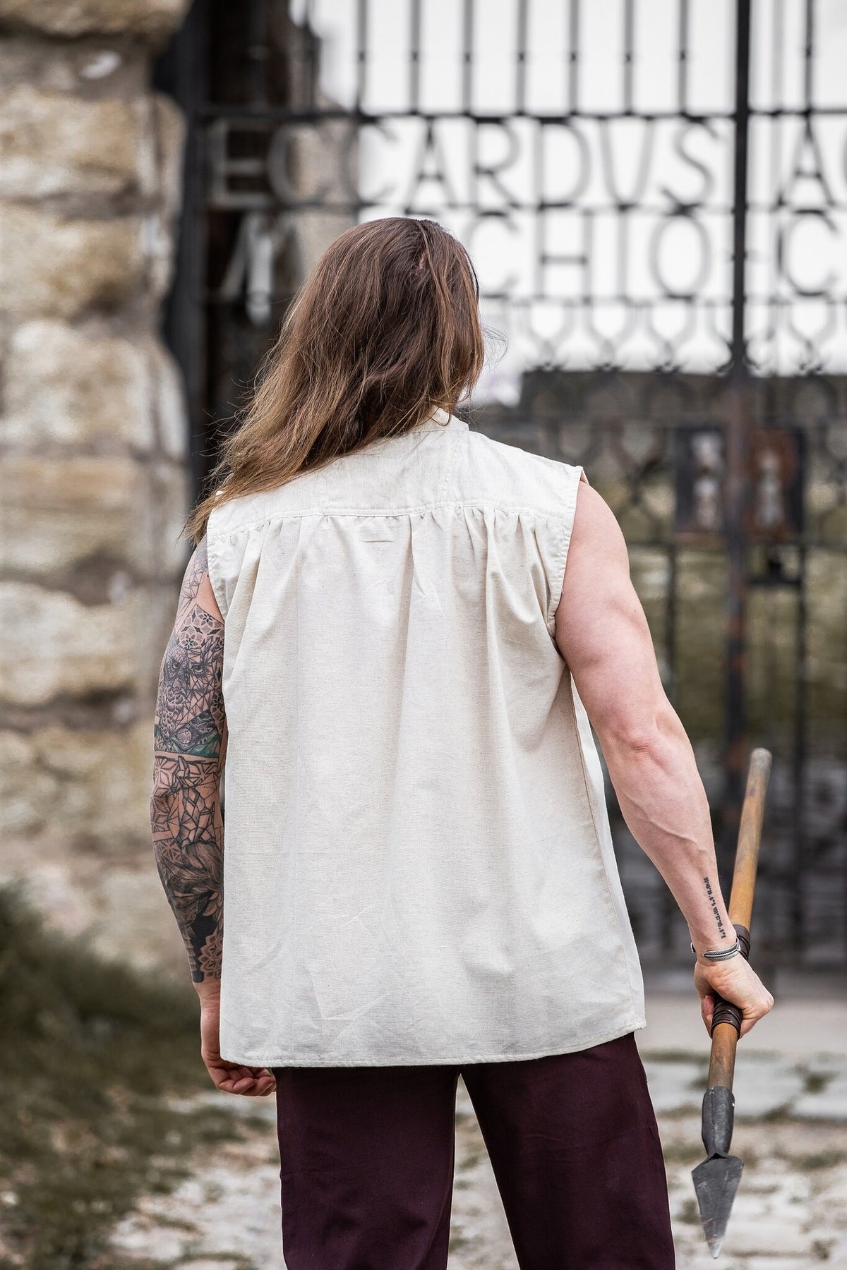 Medieval shirt Louis, cream
