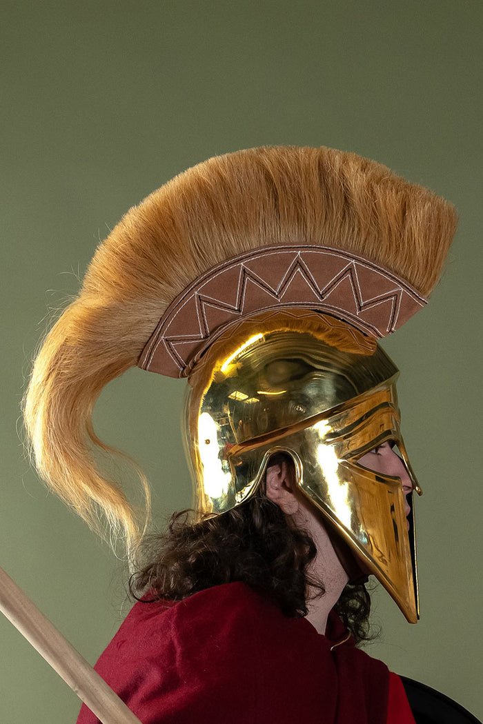 Corinthian helmet with crest, 1.3 mm