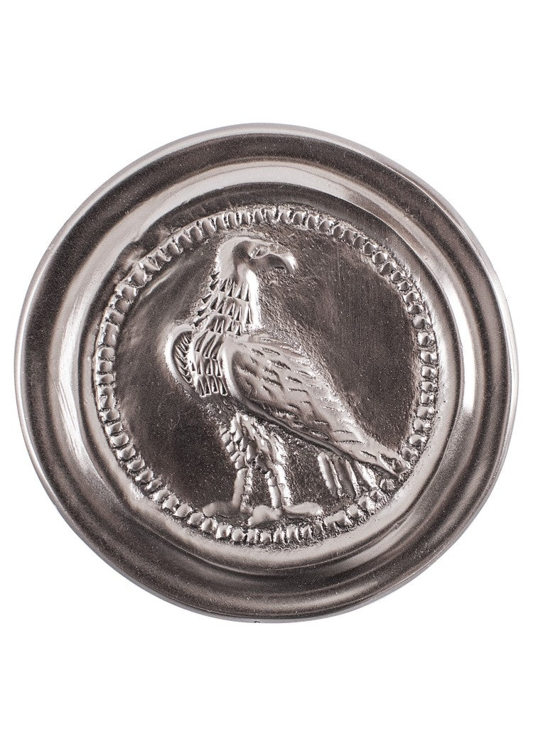 Roman phalera small eagle silver colour