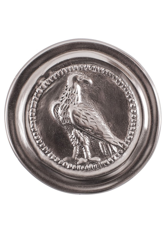 Roman phalera small eagle silver colour