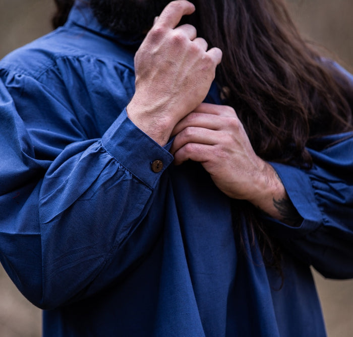 Medieval shirt, blue