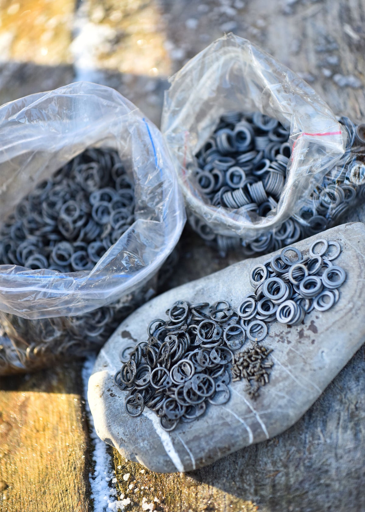 1 kg chain mail rings, mixed, 6 mm