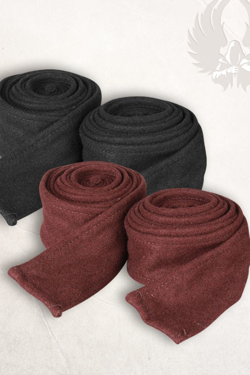 Fasce per braccia Hamond, misto lana, marroni