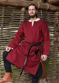 Germanic Thorsberg tunic Harald, bordeaux red