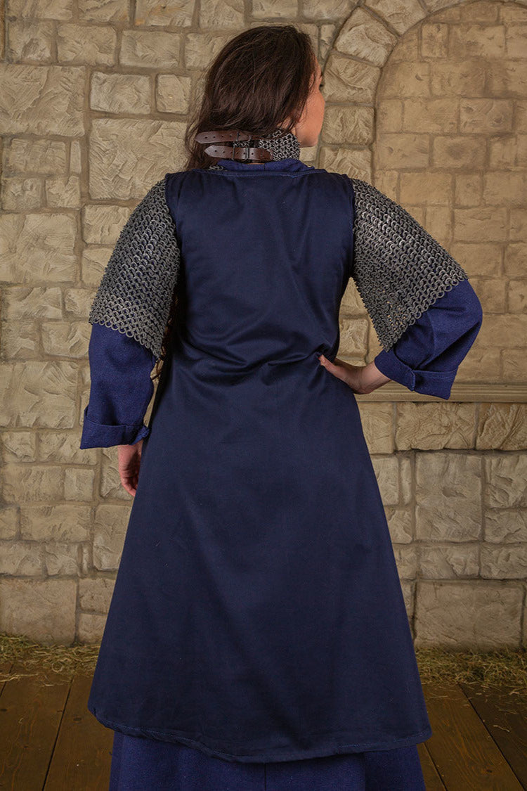 Medieval overdress Leandra, blue