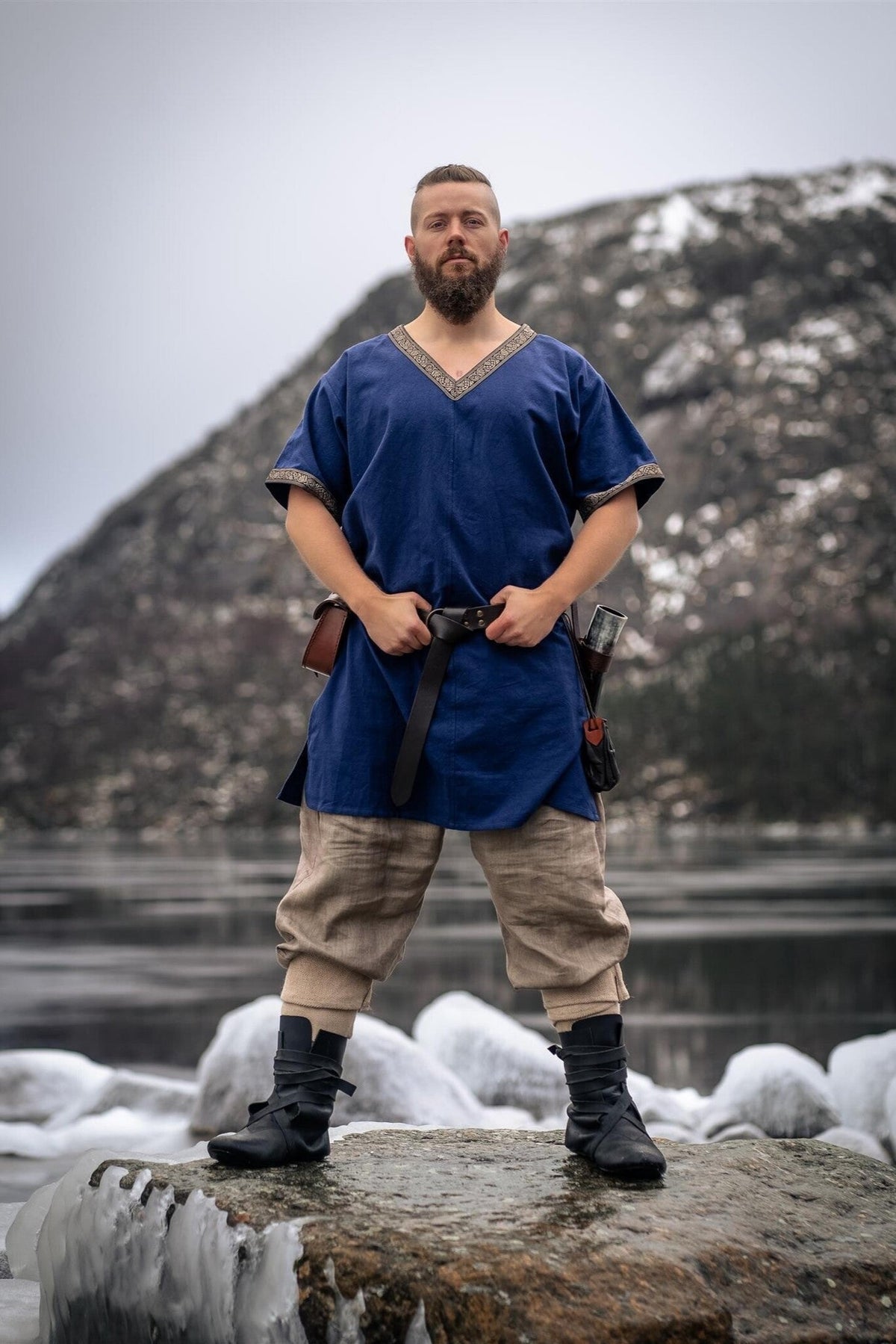 Viking Tunic Halberd, blue