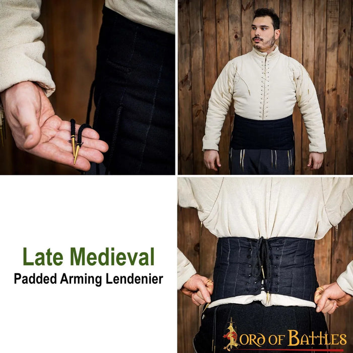 Medieval lendenier, black