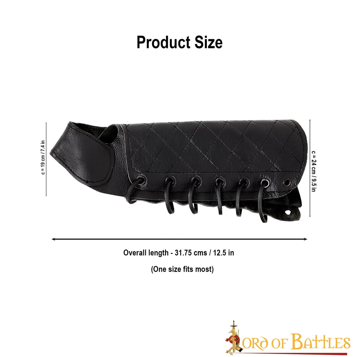 Archer bracer right hand, brown