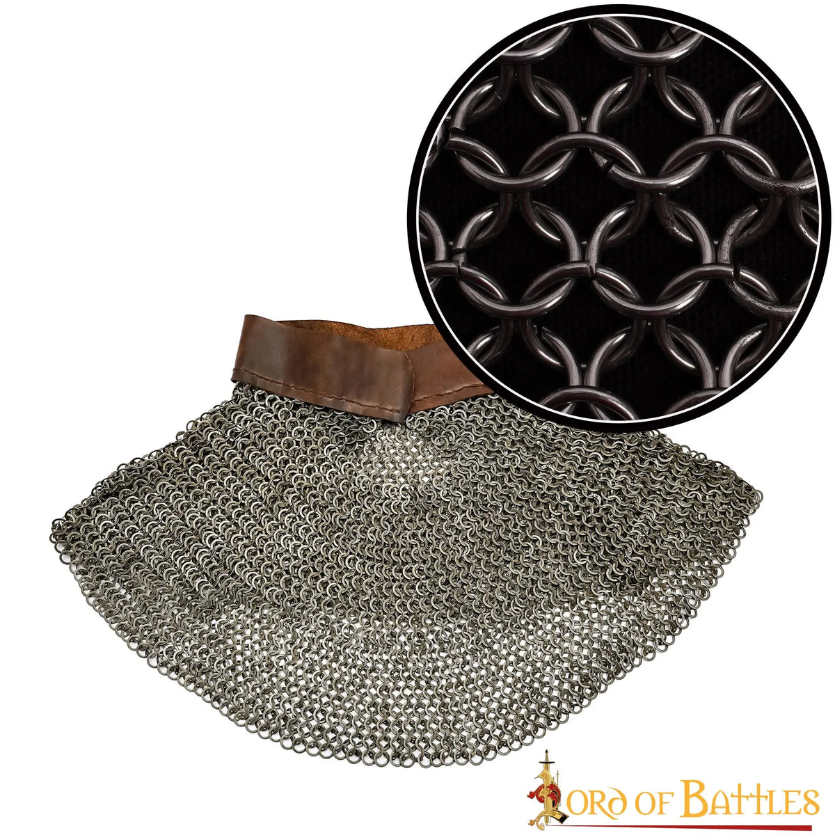 Chainmail standard, butted spring steel, 9 mm