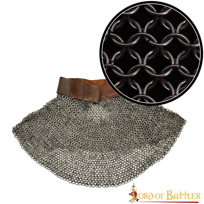 Chainmail standard, butted spring steel, 9 mm
