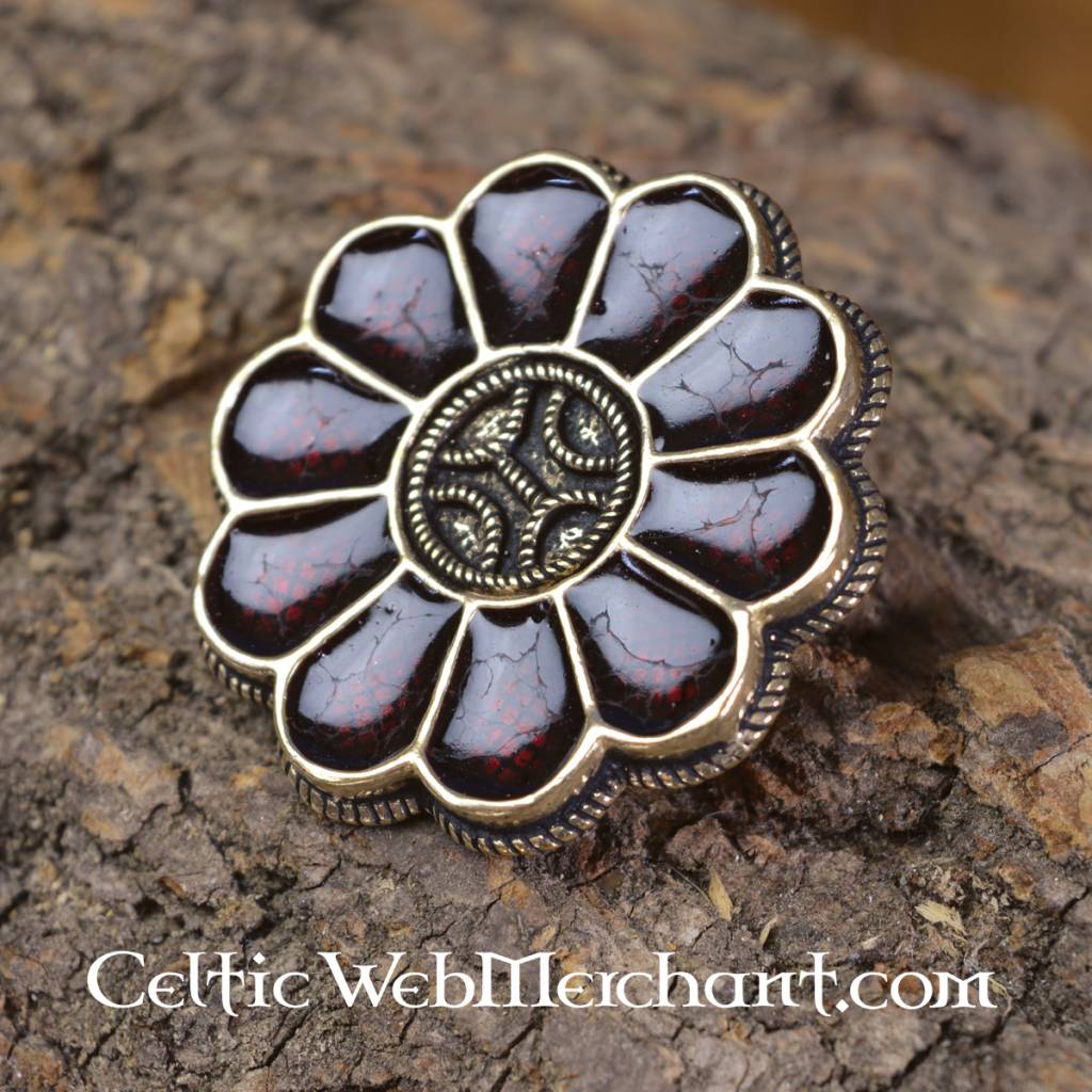 Alamanic rosete fibula, bronze