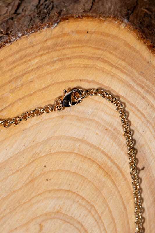 Link chain 50 cm, bronze