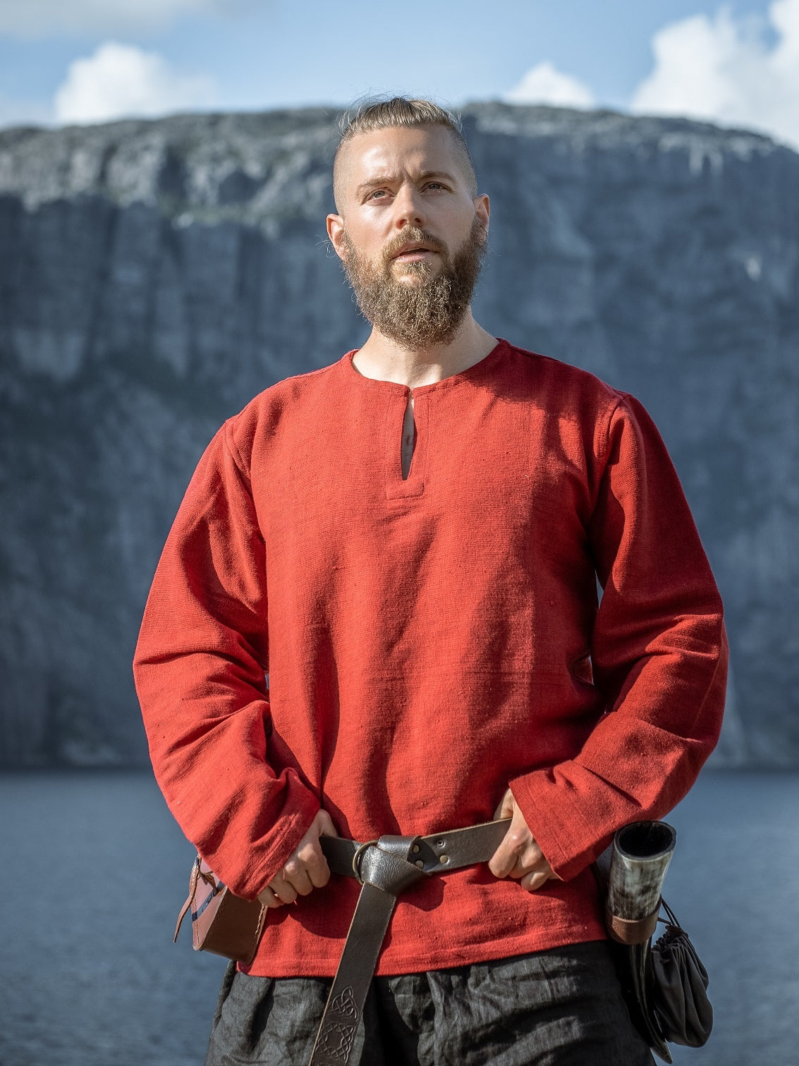 Viking tunic Hans, red