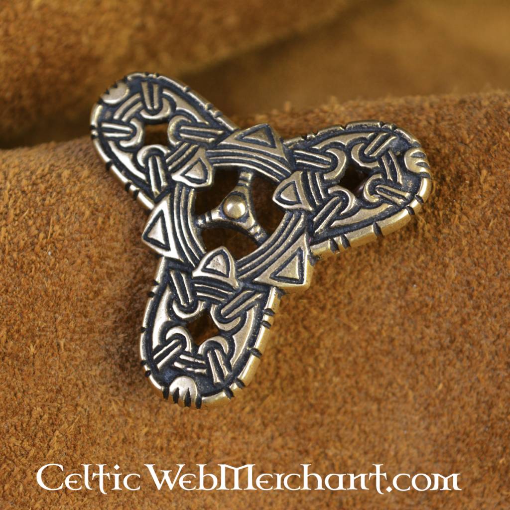 Borre style fibula Smolensk, bronze