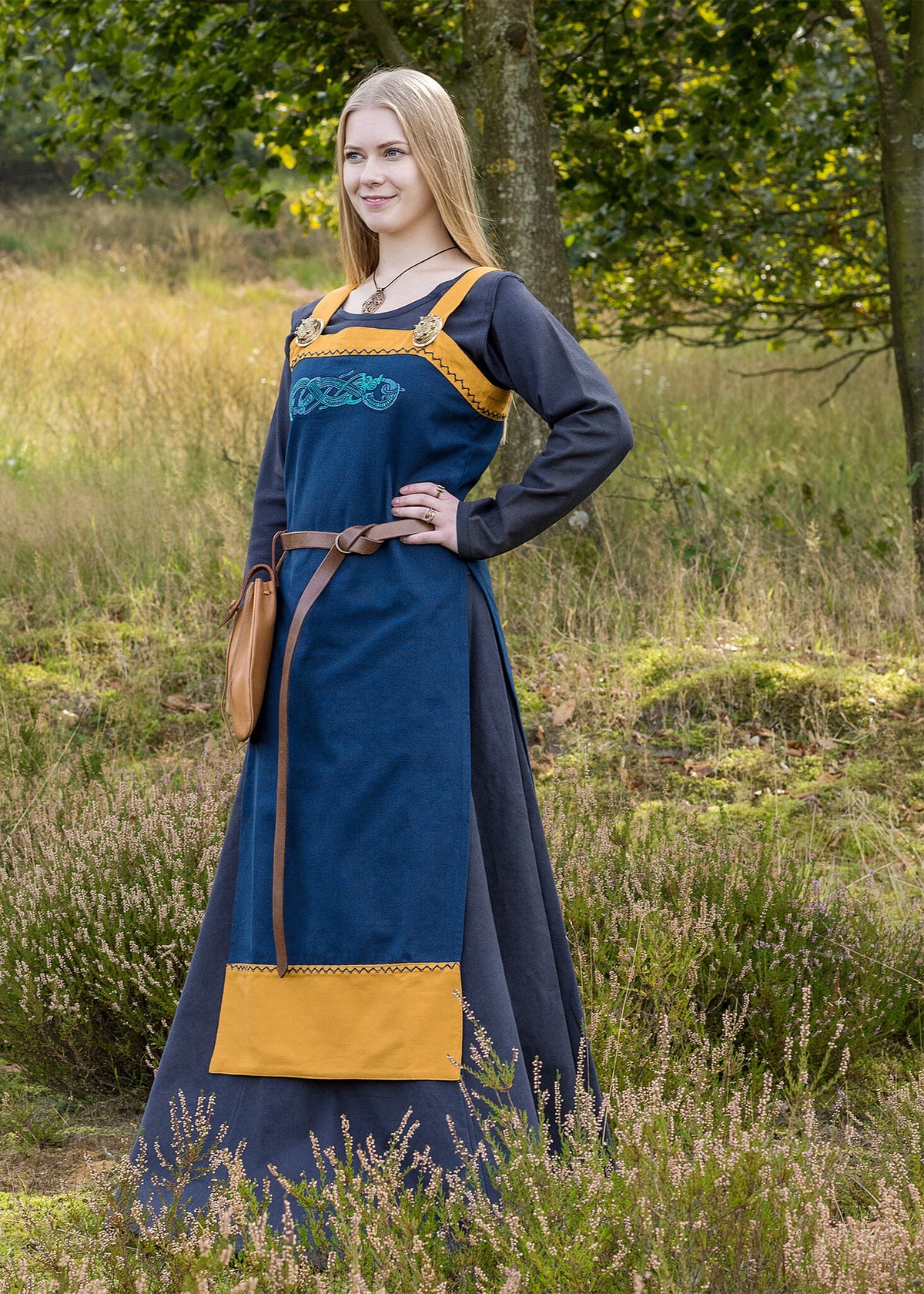 Hangeroc with Viking dragons, blue