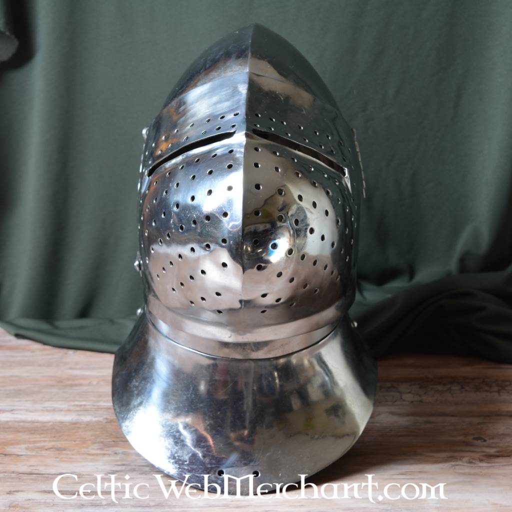 Great bascinet (1400–1450), 2 mm (battle-ready)