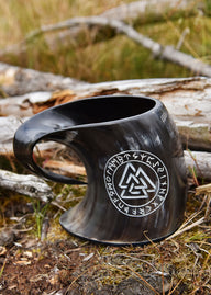 Horn cup, Valknut, 650-1000 ml