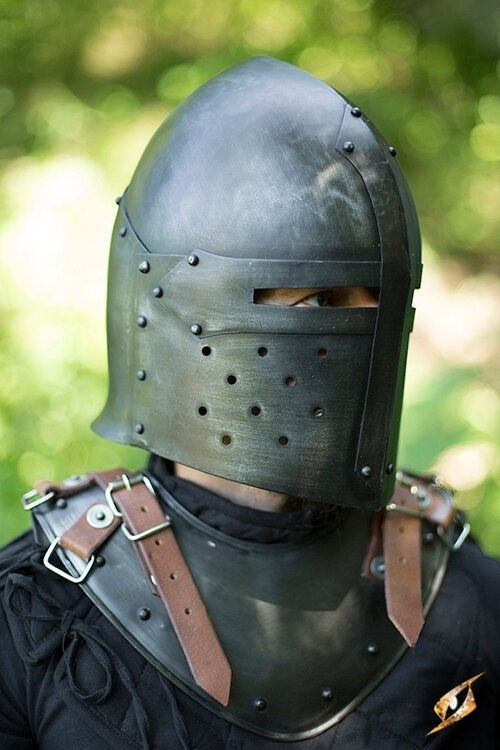 Gorget Warrior, patinated, 1 mm