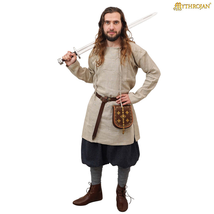 Medieval undertunic Viborg, linen, natural