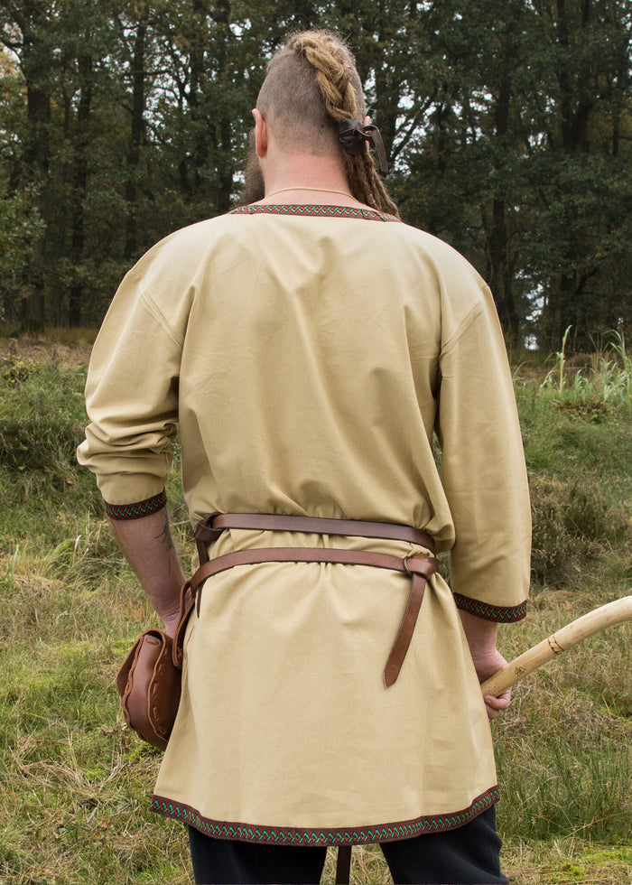 Sand coloured Viking tunic
