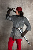 Haubergeon, gemischt, flache Ringe, keilförmige Nieten, 8 mm