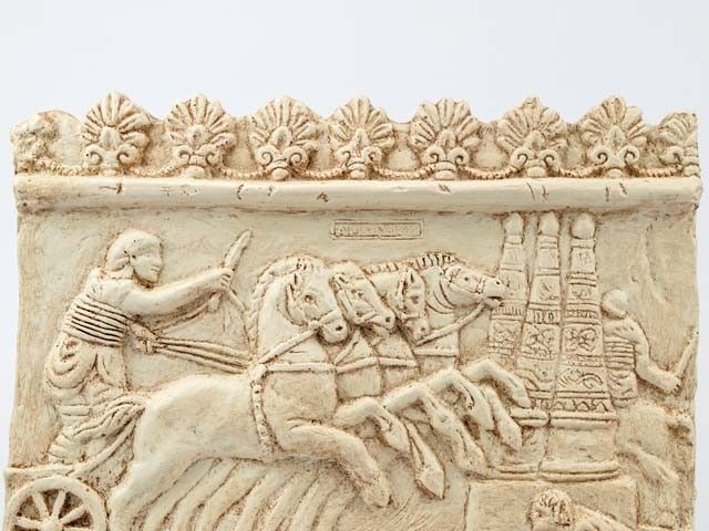 Reliëf chariot races Circus maximus