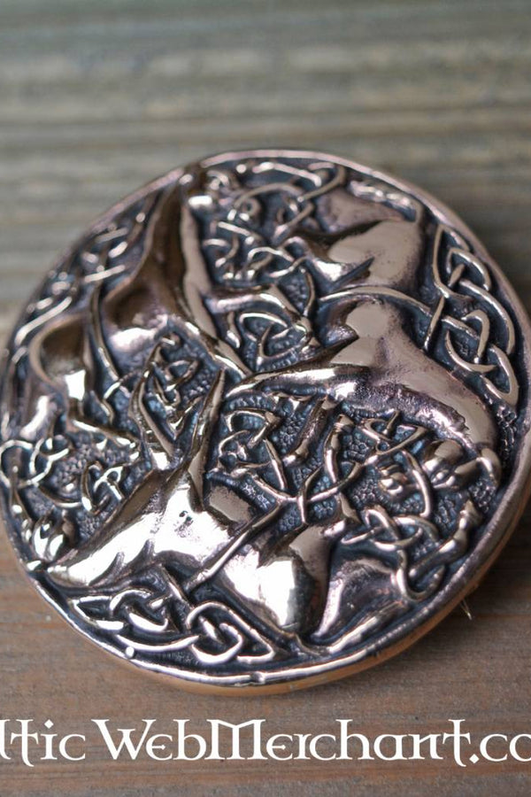 Celtic Epona brooch, bronze