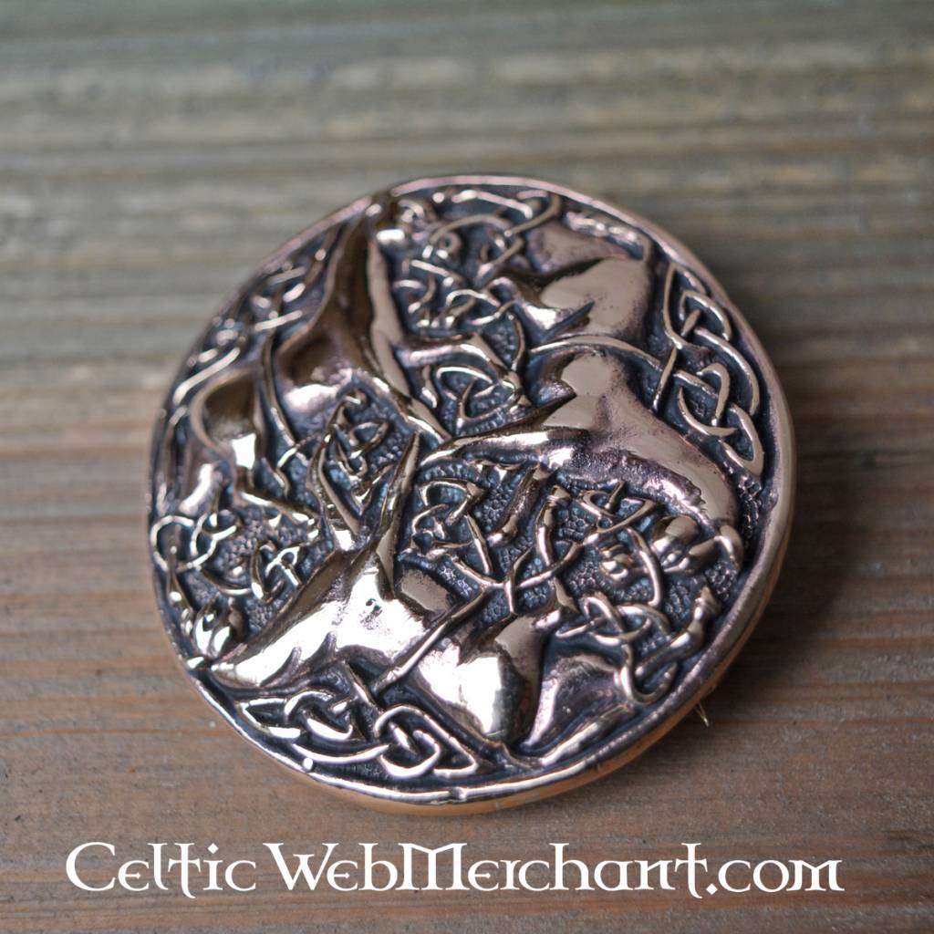 Celtic Epona brooch, bronze