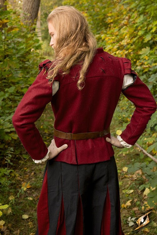 Doublet Columbus, red, wool mix