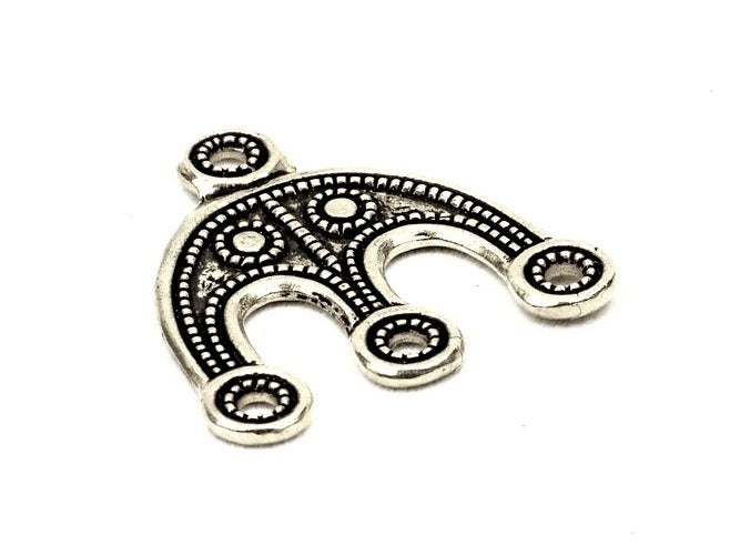 Viking jewellery divider Öland, silvered bronze