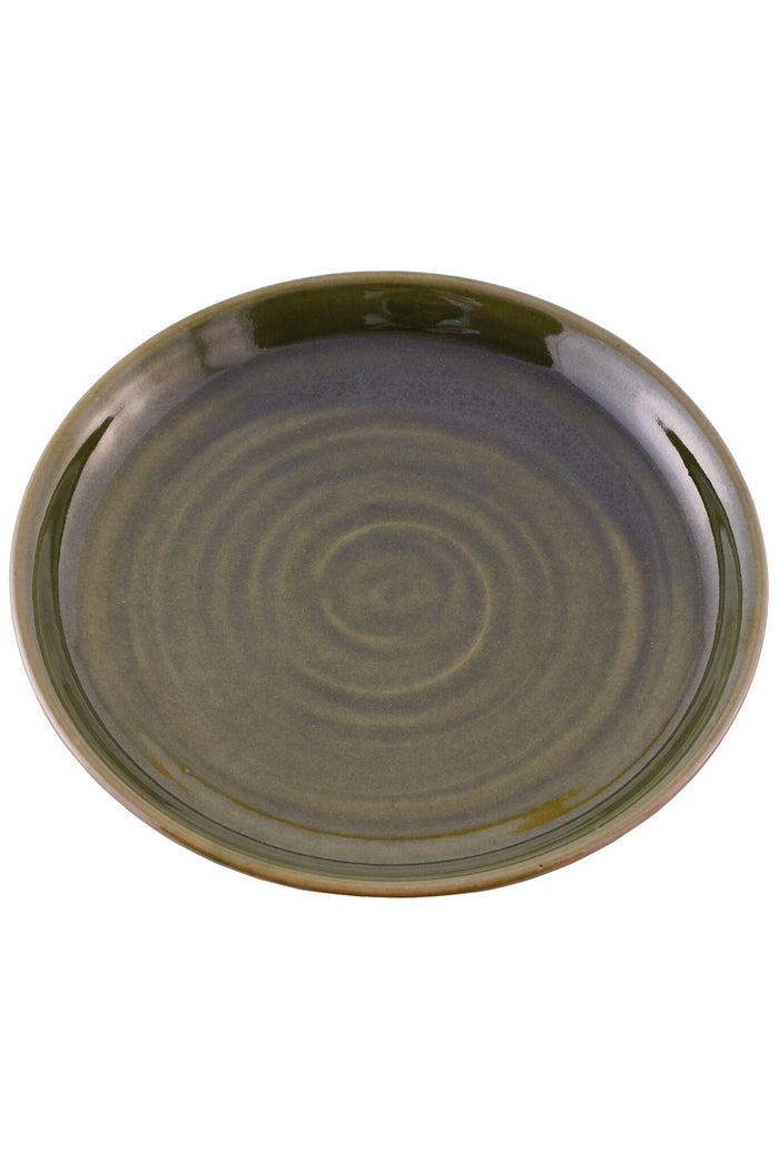 15th century plate, green