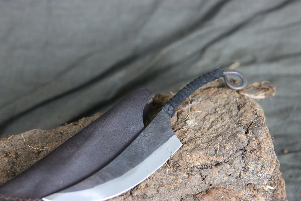 Celtic knife Glen, M, stainless steel, semi-sharp