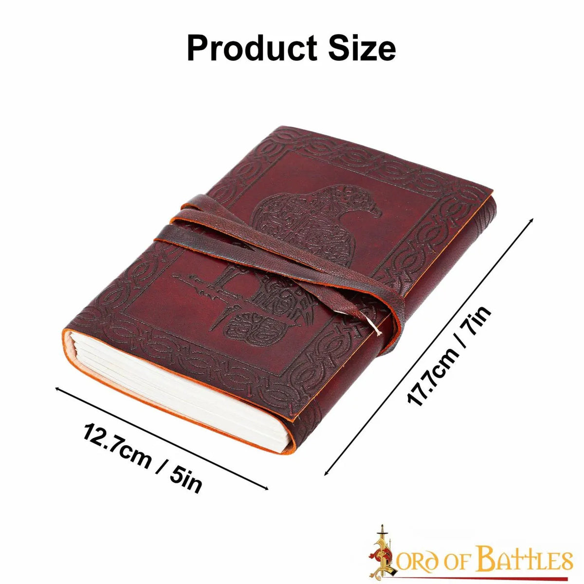 Leather journal eagle