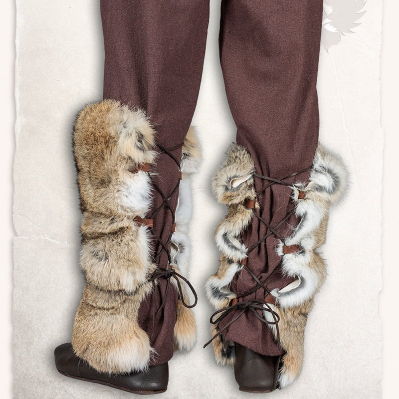 Benstykke Rollo, pels, brun