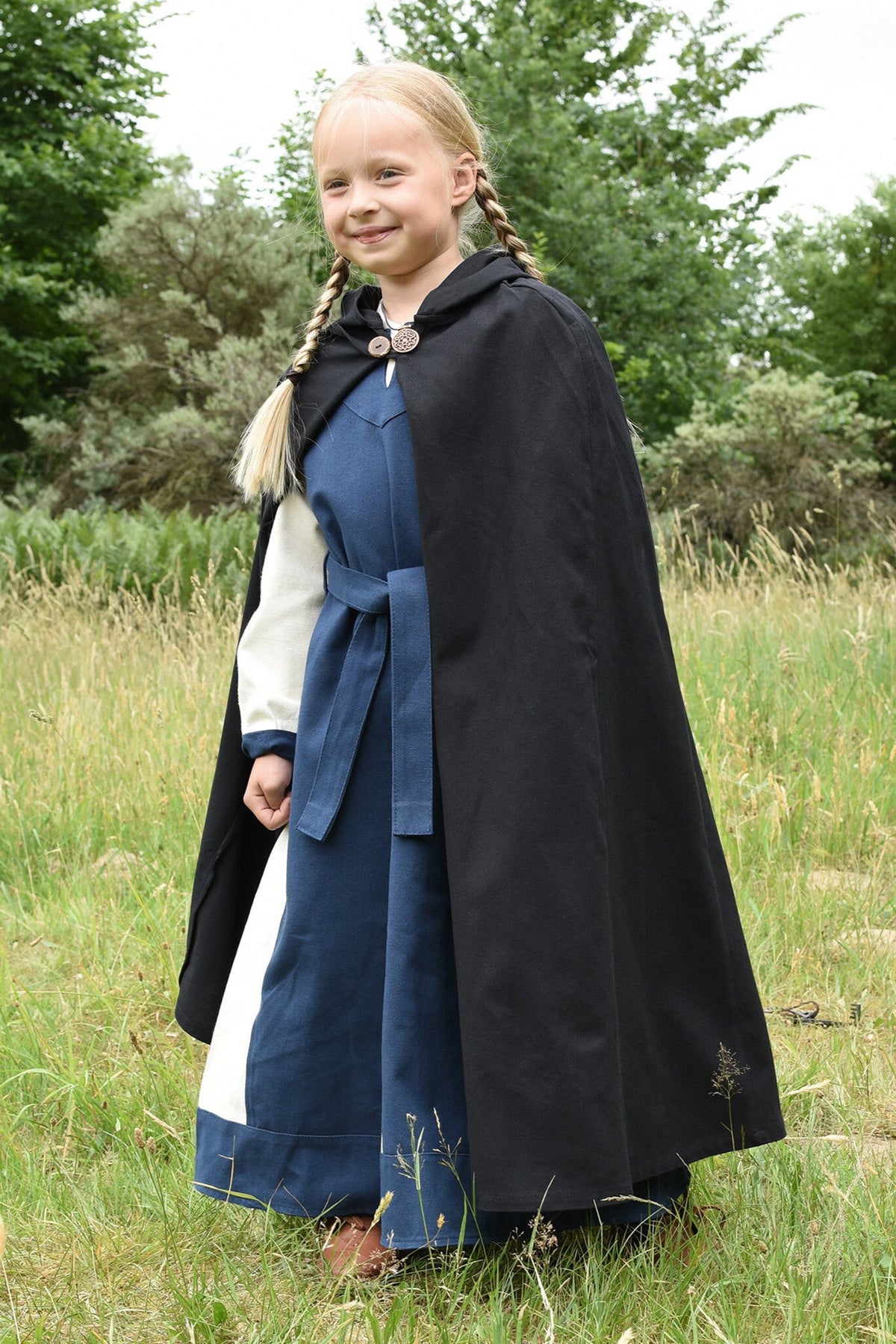 Kids cloak Arthur, black