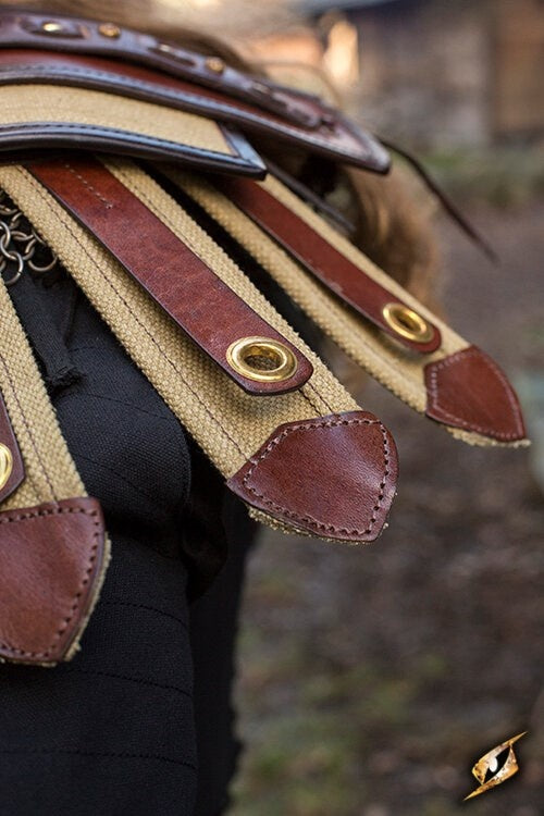 Roman Pauldrons, Pair, LARP