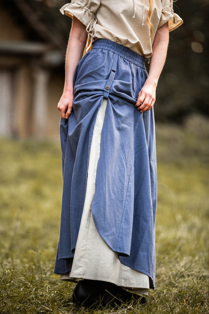 Medieval skirt Elise, blue