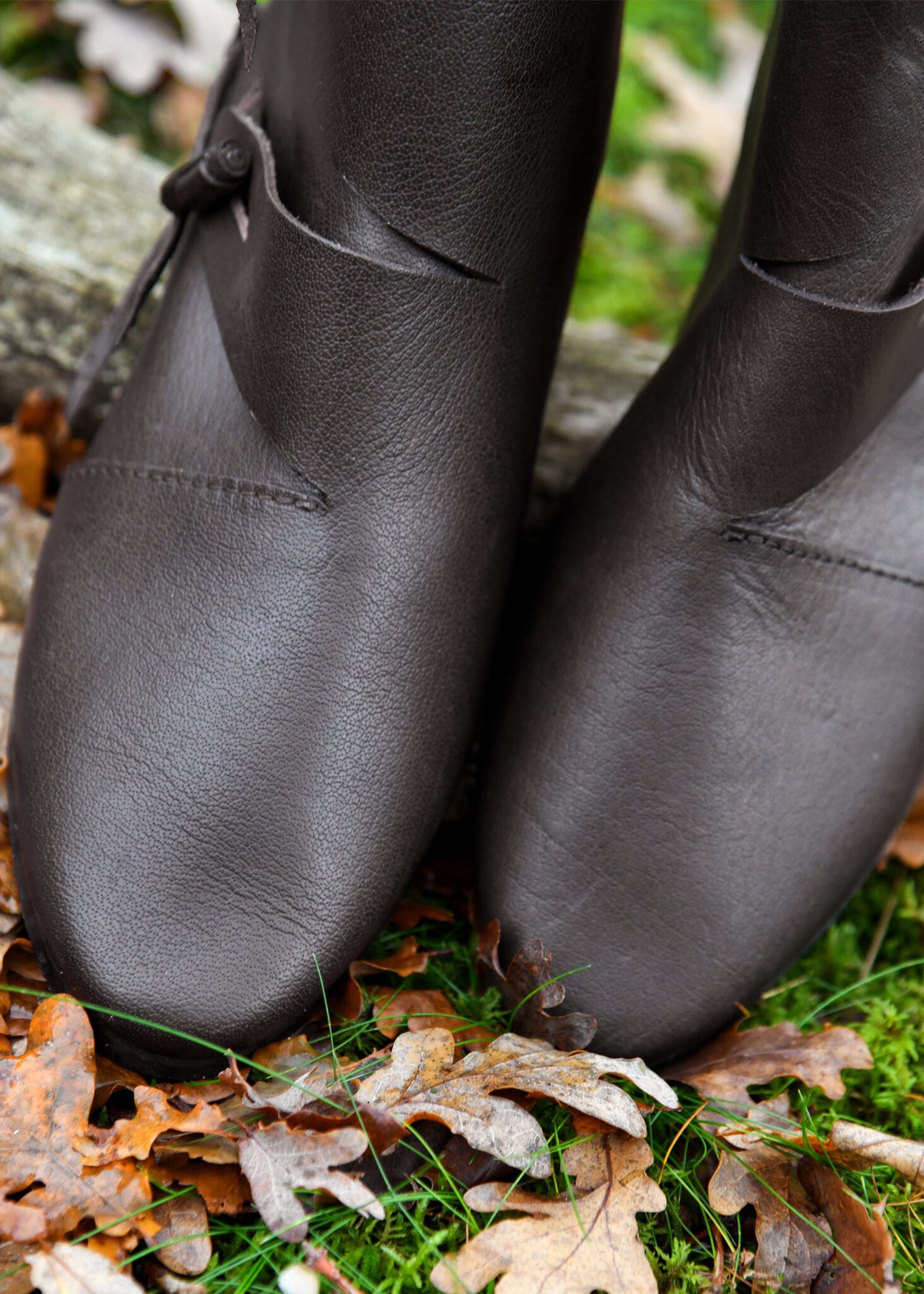 Viking shoes Jorvik, dark brown