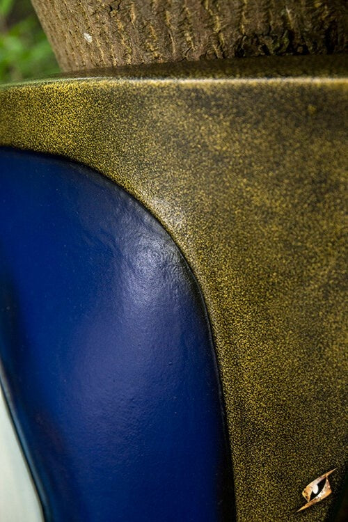 LARP blue elven shield, 120 x 55 cm
