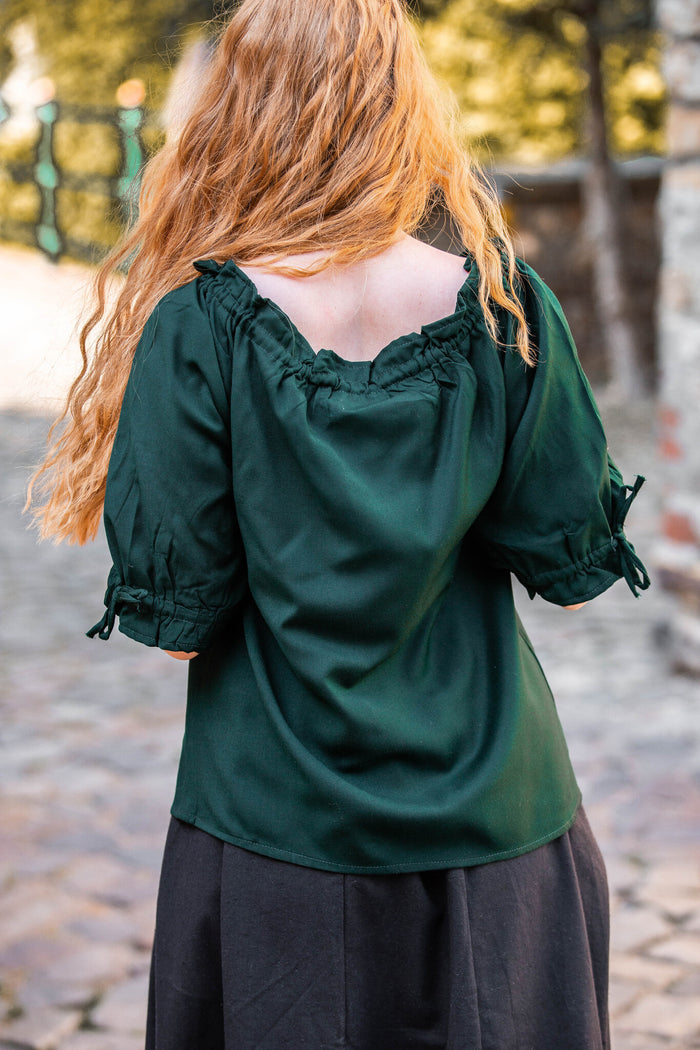 Baroque blouse Julia green