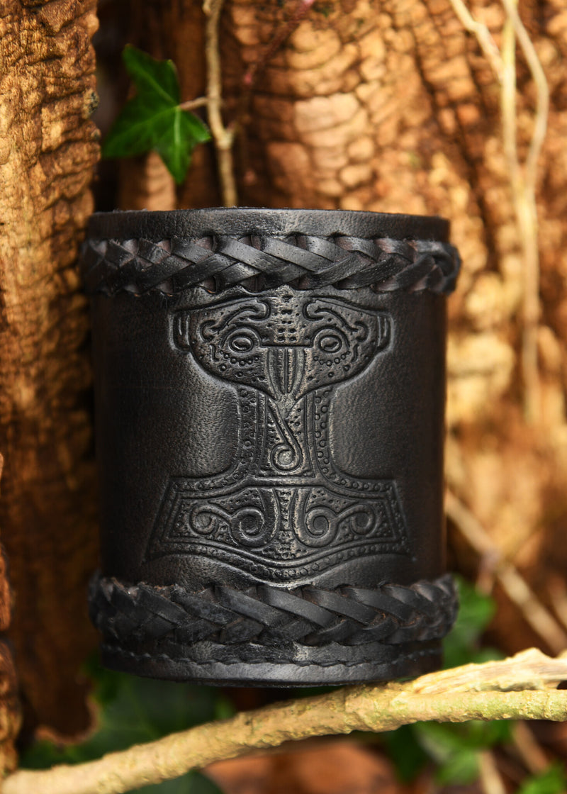 Mjölner tärningsbägare, svart