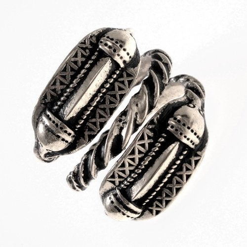 Germanic Ring Naustdal, silvered bronze