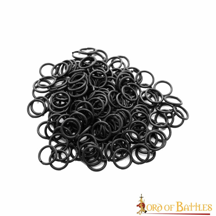 1kg chainmail rings, galvanised, butted 10 mm