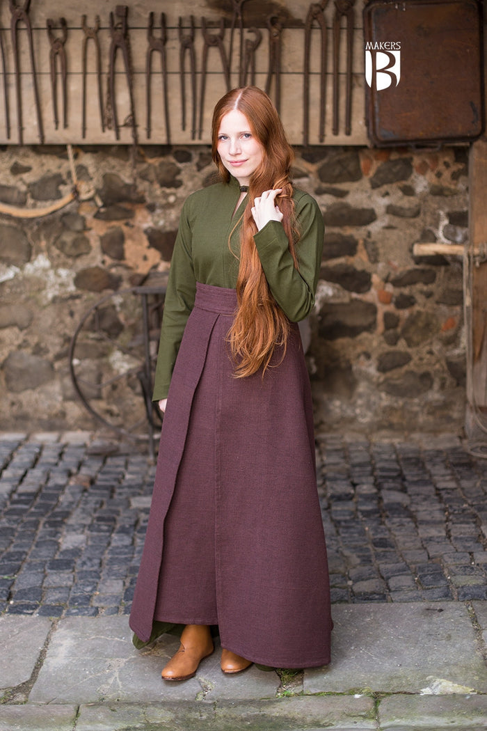 Skirt Mera, brown