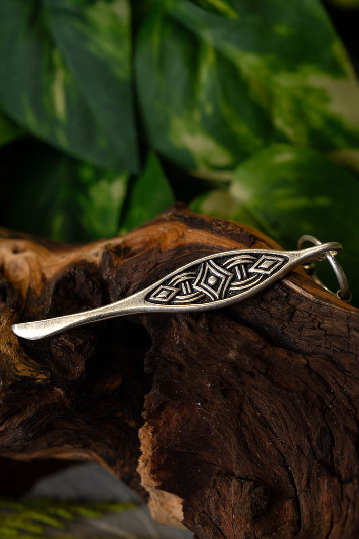 Viking nail cleaner Birka grave 660, silvered