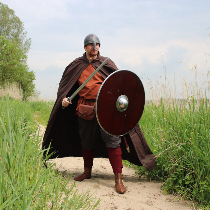 Cotton cloak, dark brown
